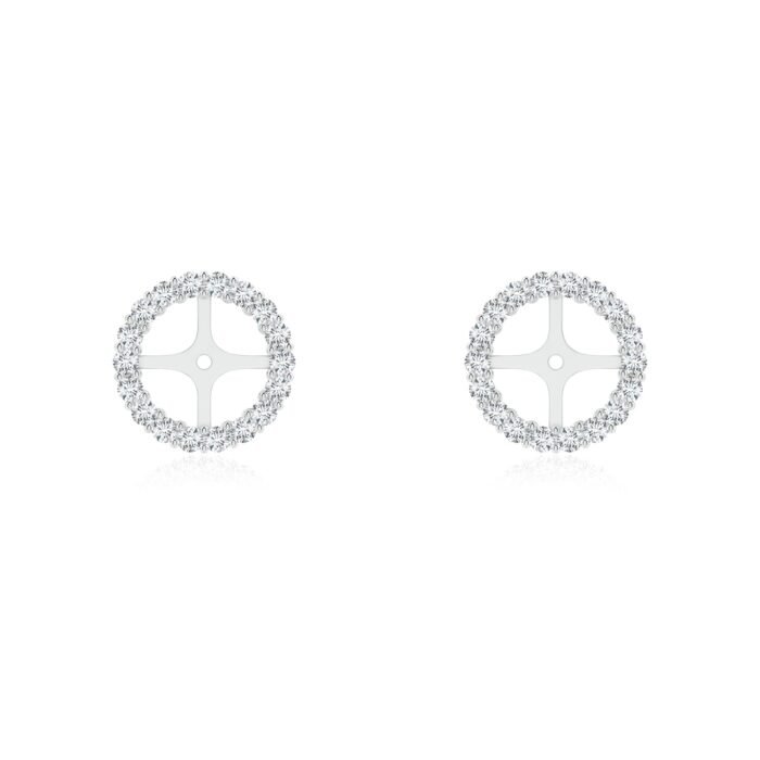 1.25mm gvs2 diamond white gold earrings