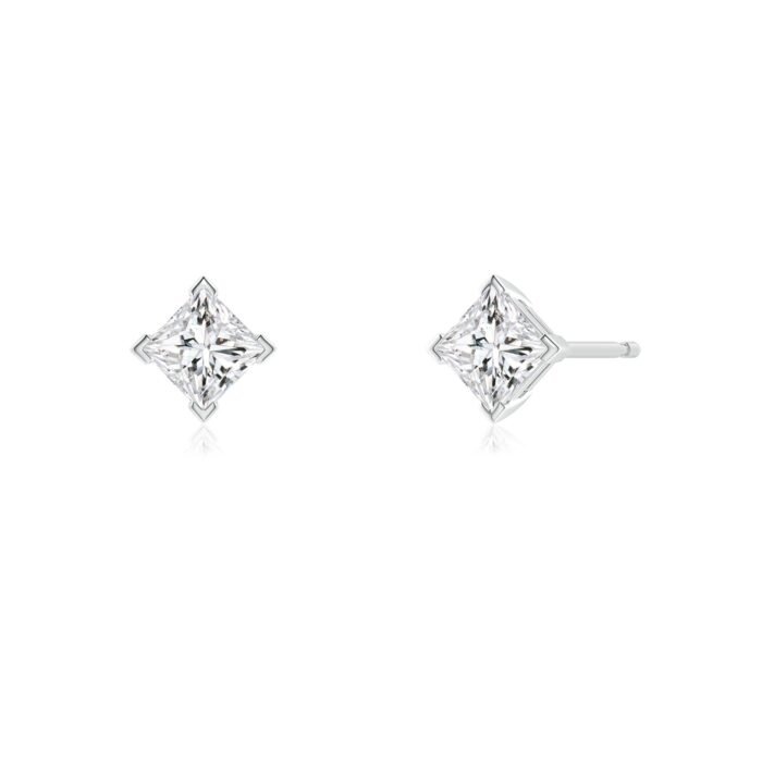 3.5mm hsi2 diamond white gold earrings 2