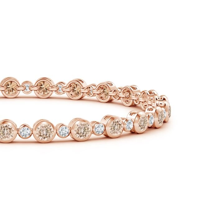 3mm a coffee diamond rose gold bracelet 200