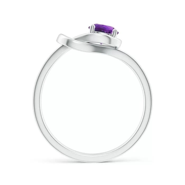 5mm aaaa amethyst white gold ring 2