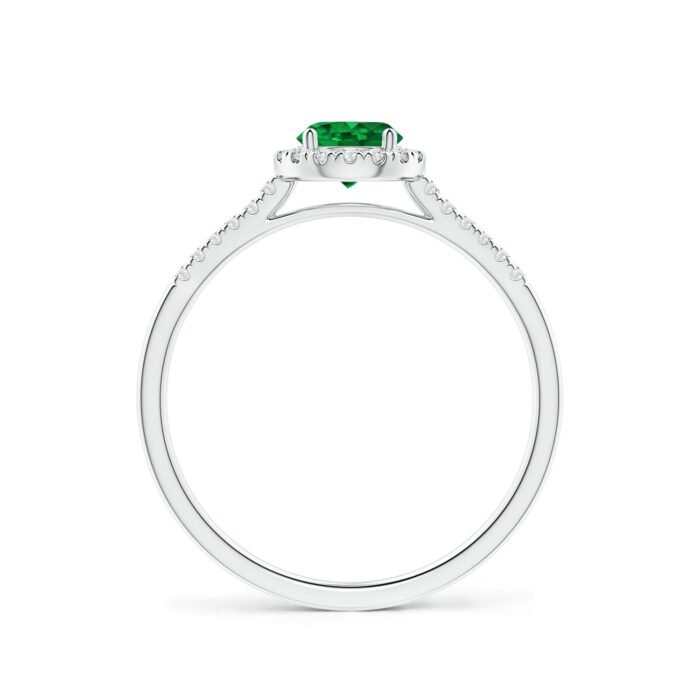 5mm aaaa emerald white gold ring 2 1