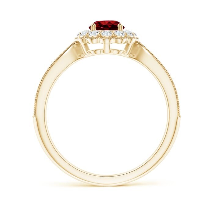 5mm aaaa ruby yellow gold ring 2