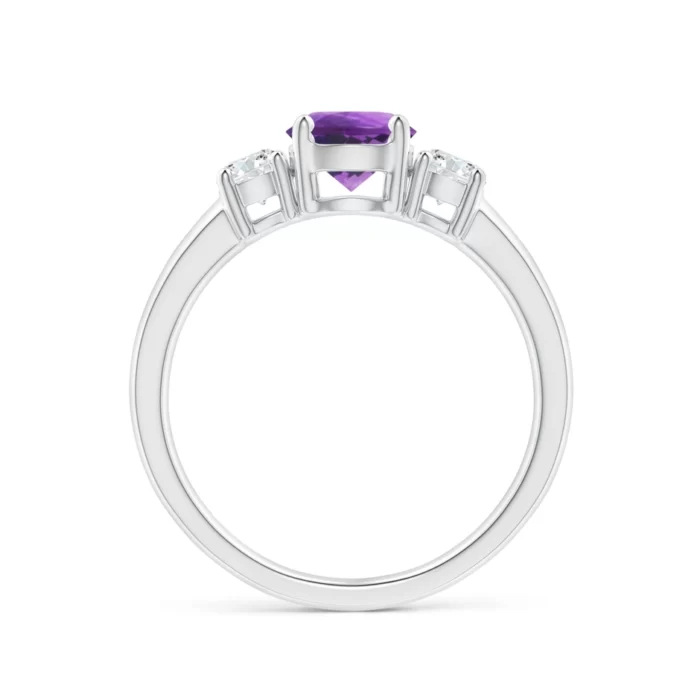 6mm aaa amethyst white gold ring 2