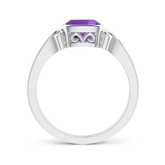 6mm aaaa amethyst white gold ring 2