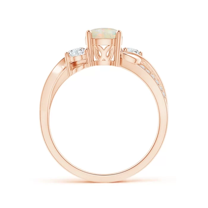6mm aaaa opal rose gold ring 2