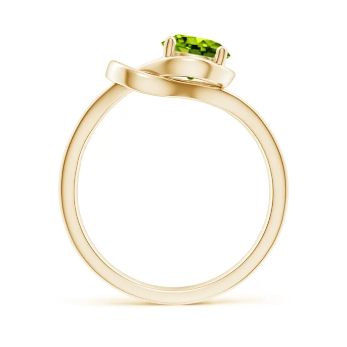 6mm aaaa peridot yellow gold ring 2