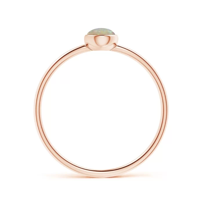 6x4mm aaaa opal rose gold ring 2