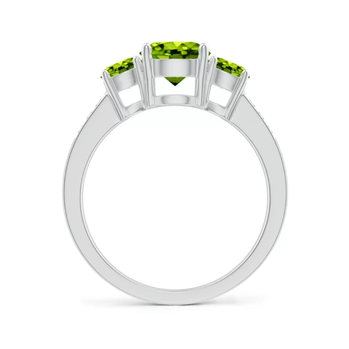 7mm aaaa peridot p950 platinum ring 2