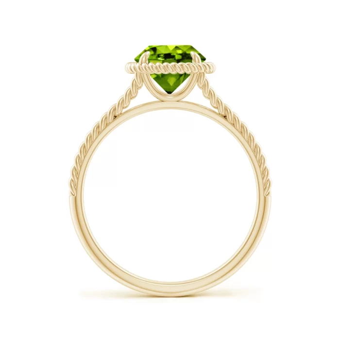 7mm aaaa peridot yellow gold ring 2