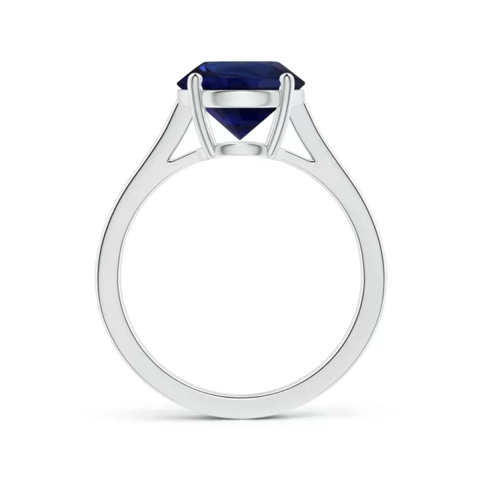 8.92x8.83x5.96mm aaa blue sapphire 18k white gold ring 2