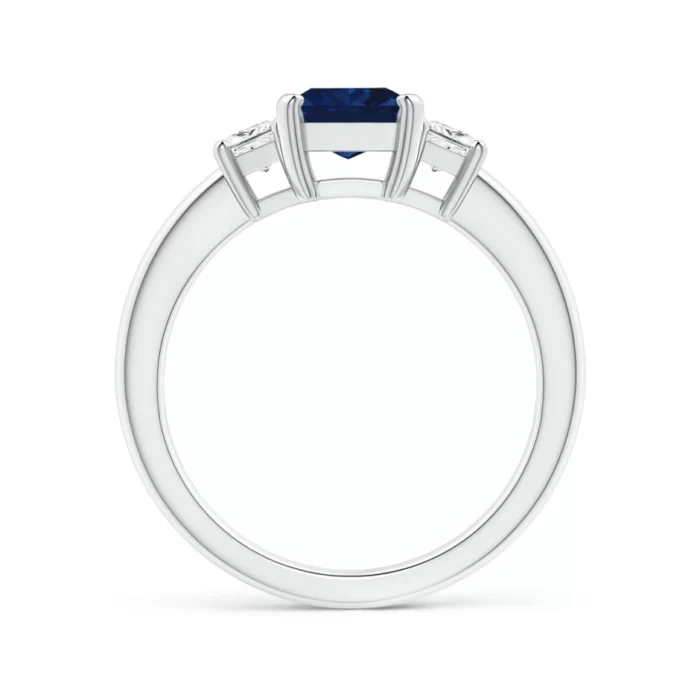 8x6mm aaa blue sapphire white gold ring 2 1 1