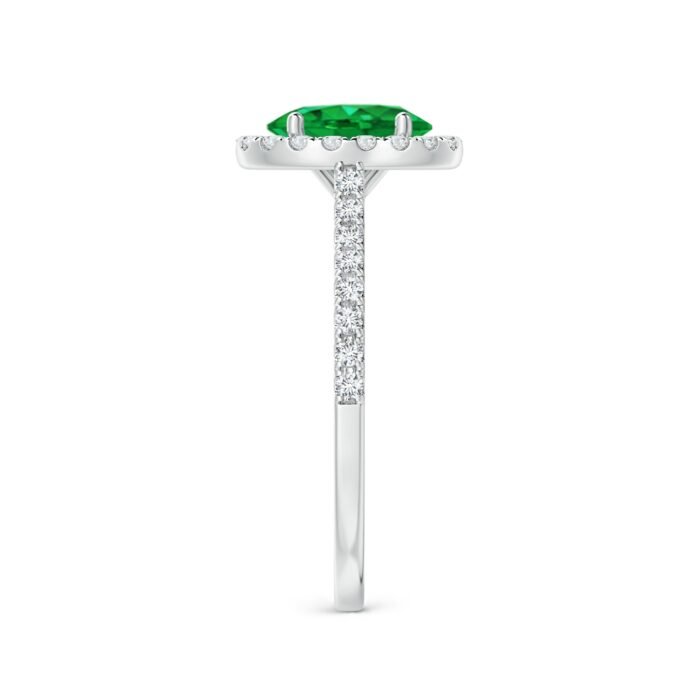 8x6mm aaa emerald p950 platinum ring 3