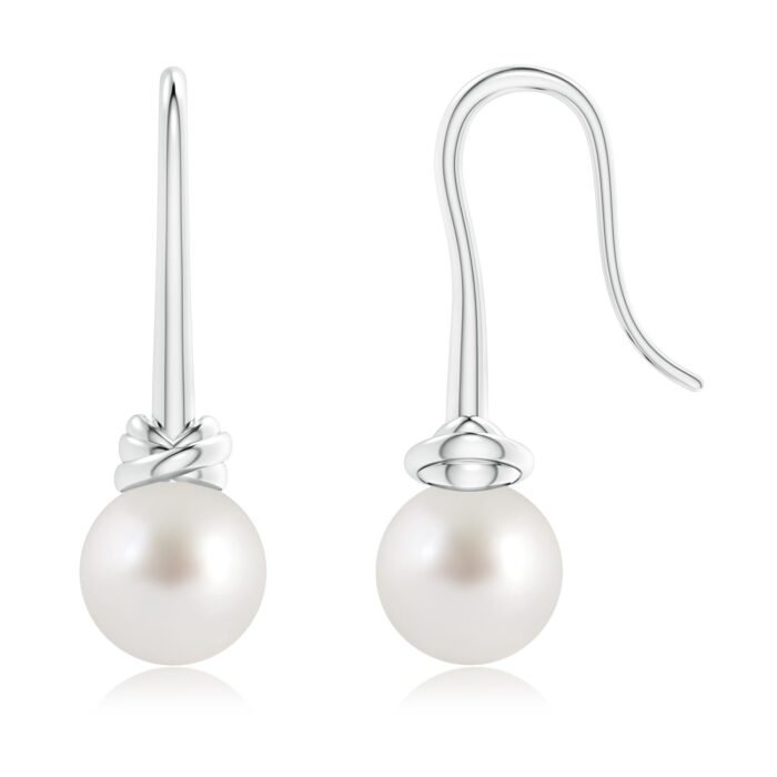 9mm aaa south sea cultured pearl white gold earrings 5