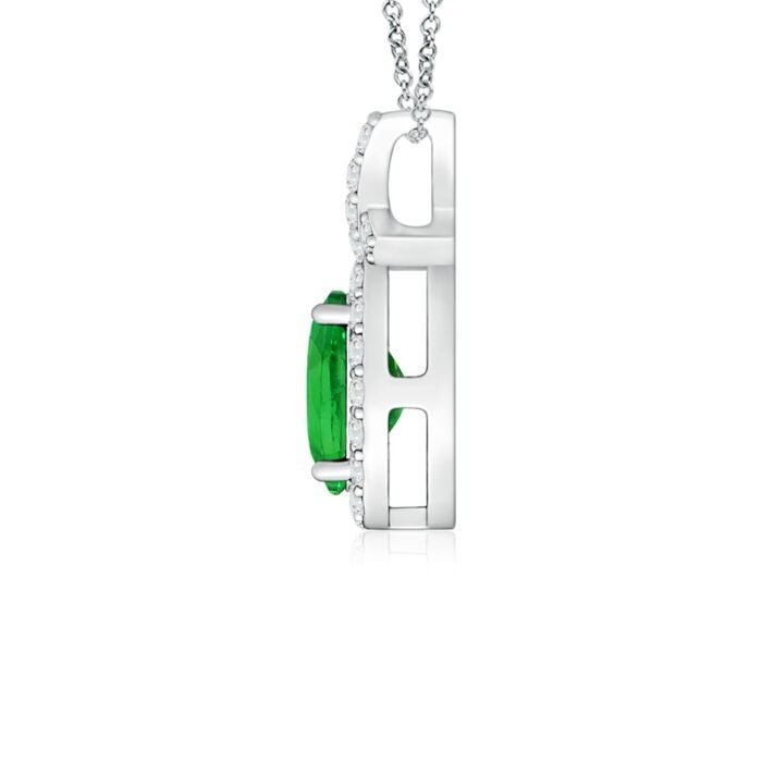 6x4mm aaaa tsavorite p950 platinum pendant 2 1