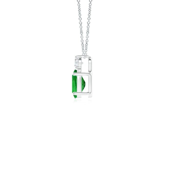 6x4mm aaaa tsavorite p950 platinum pendant 2