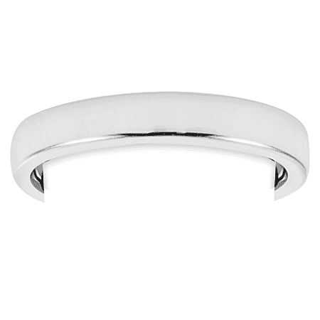 Supreme Finish 4mm Plain Band Ring in Platinum Plated Sterling Silver 3458207 6